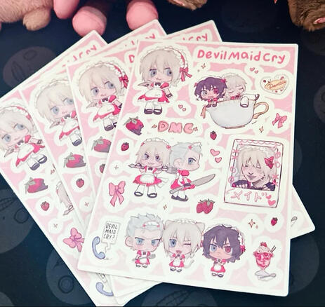 DMC Holo Sticker Sheet DMC Holo Sticker Sheet