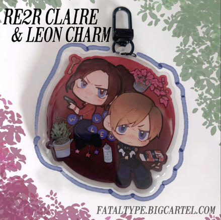 RE2R Claire and Leon Charm