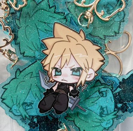 Cloud Strife Charm