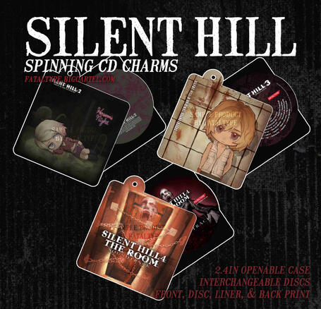 Silent Hill Spinning CD Charms
